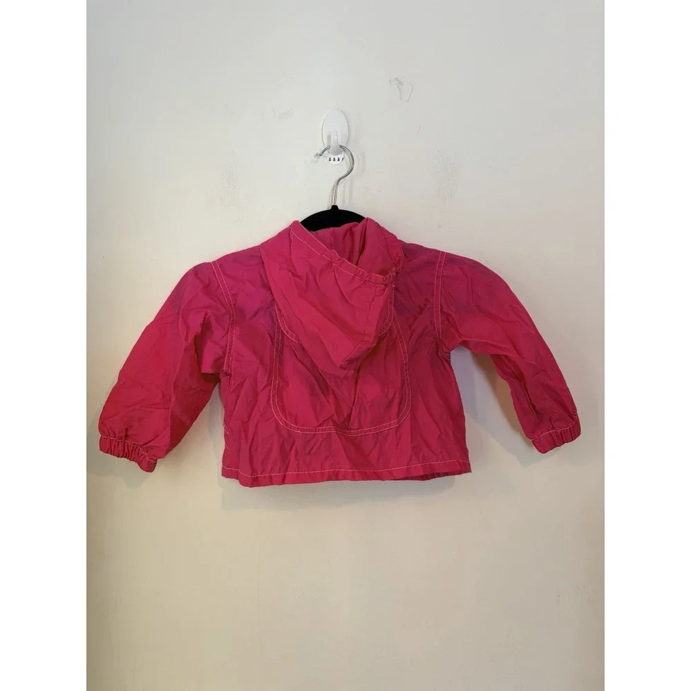 Vintage OshKosh B'gosh 24M Pink Convertible Jacket Backpack‎ 90s Rare